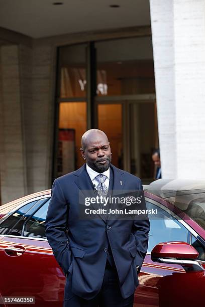 Lincoln Motor Company Ambassador Emmitt Smith attends Ford Lincoln Unveils New Brand Direction Lincoln With Emmitt Smith at Lincoln Center on...