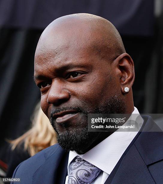 Lincoln Motor Company Ambassador Emmitt Smith attends Ford Lincoln Unveils New Brand Direction Lincoln With Emmitt Smith at Lincoln Center on...