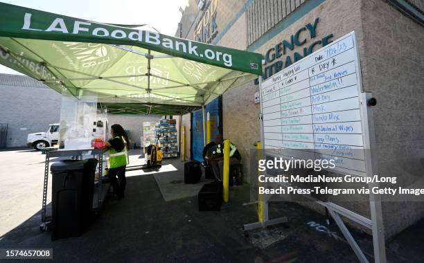 Los Angeles, CA The LA Regional Food Bank's food distribution need is growing again according to spokesman David May. The food bank has two centers...