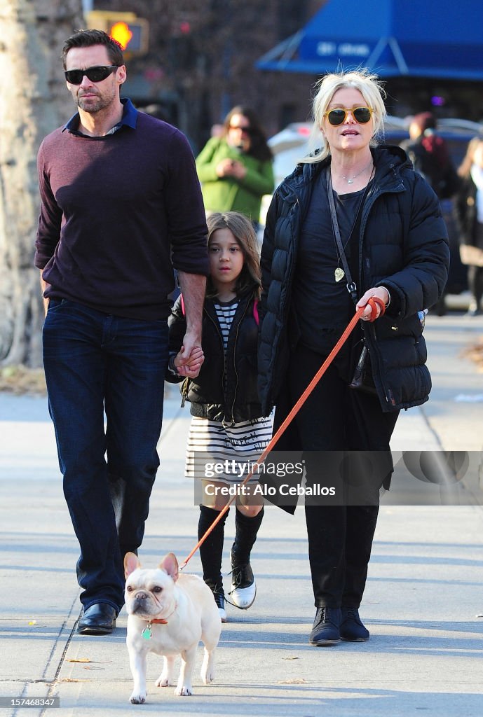 Celebrity Sightings In New York City - December 3, 2012