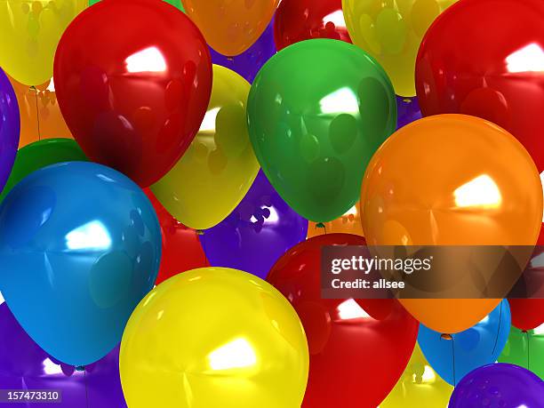 balloon hintergrund - graduation party stock-fotos und bilder