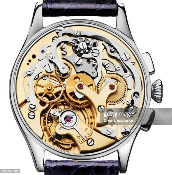 watch open for repair - clockwork stock pictures, royalty-free photos & images