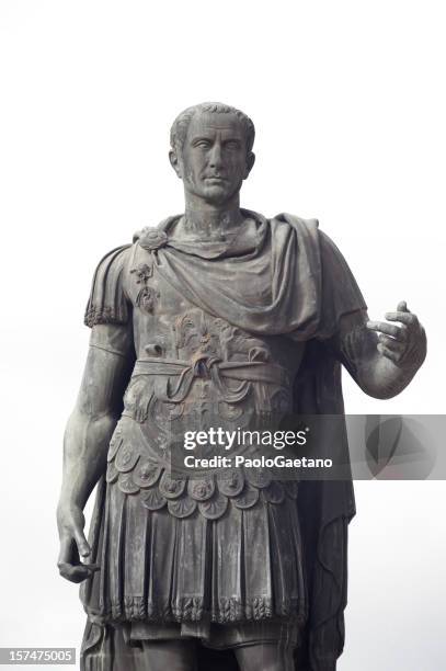 julius caesar - the roman emperor - ancient rome statue stock pictures, royalty-free photos & images