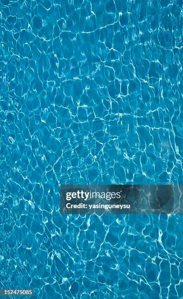 pool water - swimming pool texture stock pictures, royalty-free photos & images