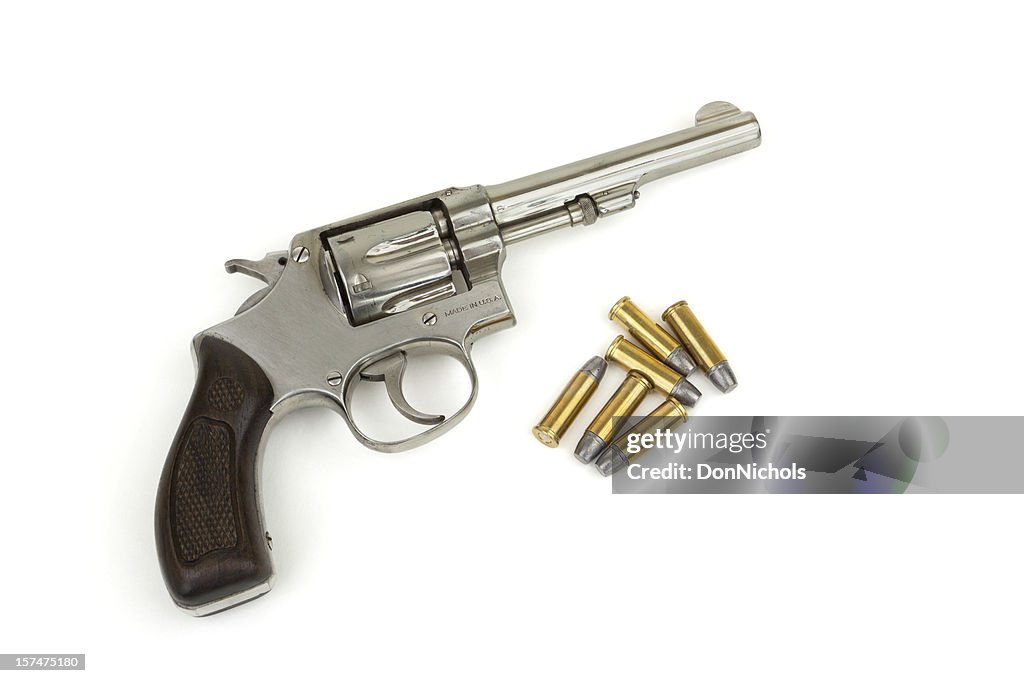 Handgun and Bullets