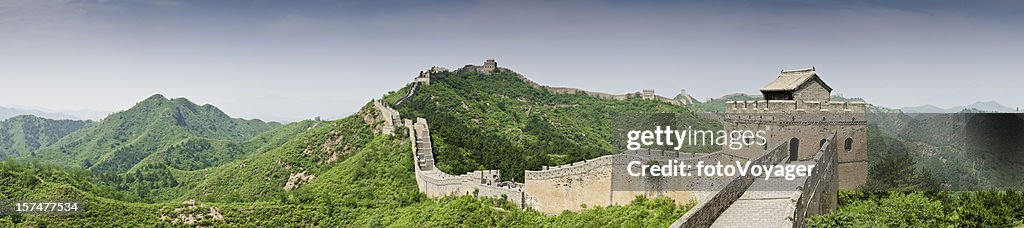 Great Wall of China Jinshanling panorama