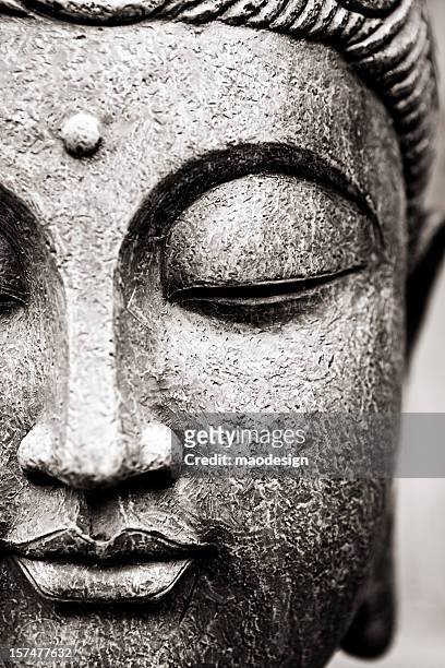 buddha face - buddha stock pictures, royalty-free photos & images