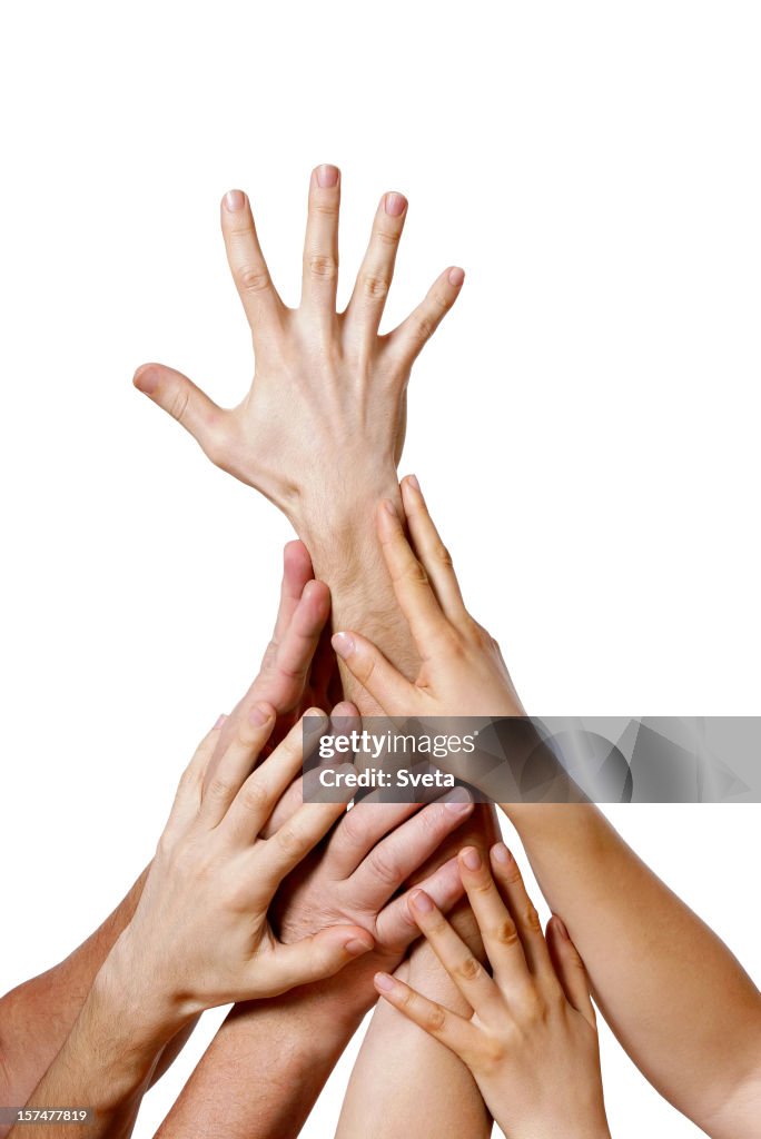 Lead Hands Examples Leadership High-Res Stock Photo - Getty Images