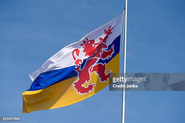 limburg flag of the netherlands - limburg stockfoto's en -beelden