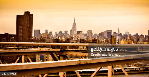 new york skyline - upper east side manhattan stock pictures, royalty-free photos & images