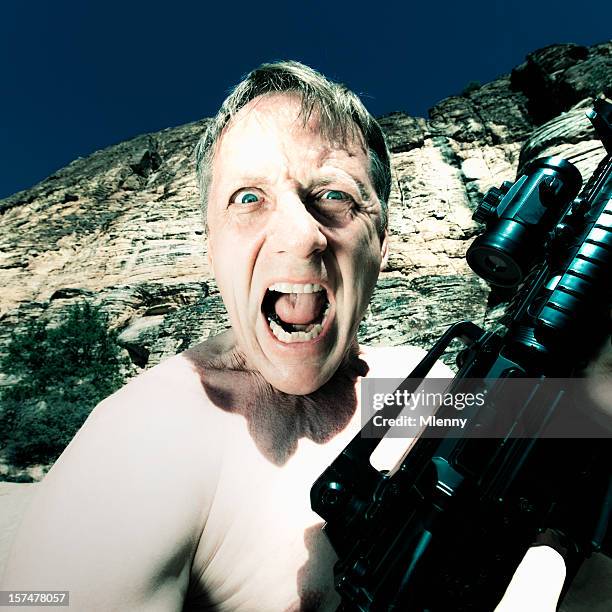 amok, madness, payback time - polaroid machine stock pictures, royalty-free photos & images