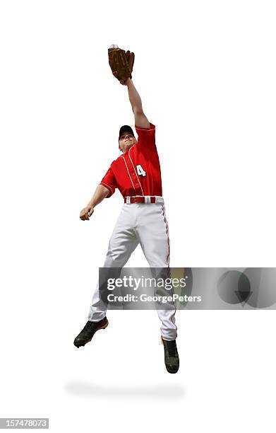 baseball player - baseball glove isolated stock pictures, royalty-free photos & images