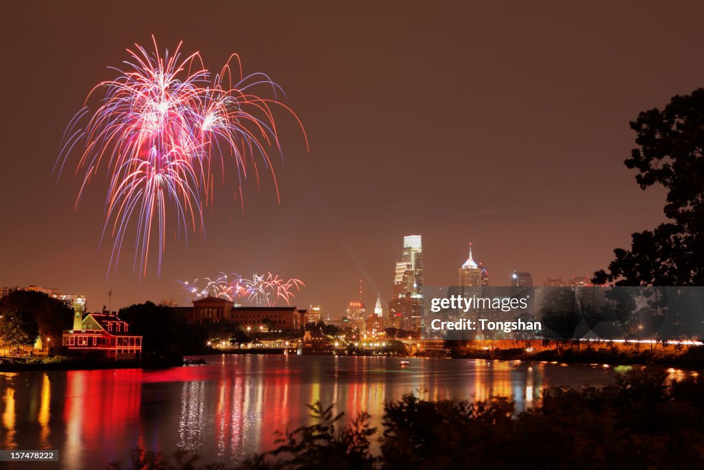 Celebração do dia da independência, em Filadélfia