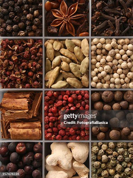 assorted spices - white pepper stock pictures, royalty-free photos & images