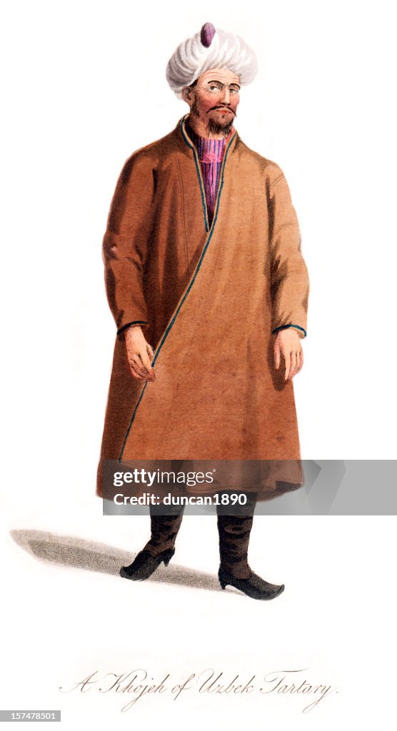 Uzbek Tartar Period Costume