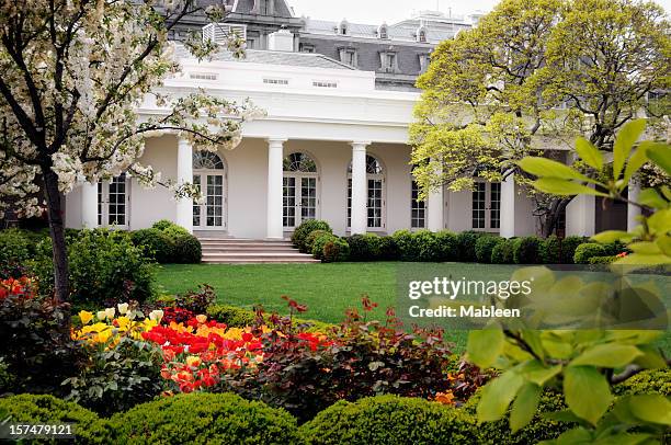 the west wing,  white house, washington dc, usa - white house west wing stockfoto's en -beelden