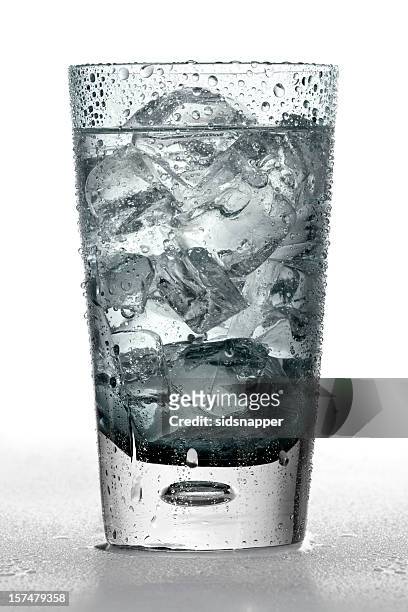 ice cold glass of soda - highball glass stock pictures, royalty-free photos & images