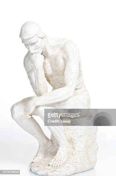 thinker - statue stock pictures, royalty-free photos & images