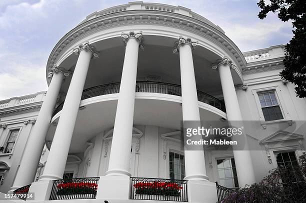 the white house, washington dc, usa - witte huis washington dc stockfoto's en -beelden