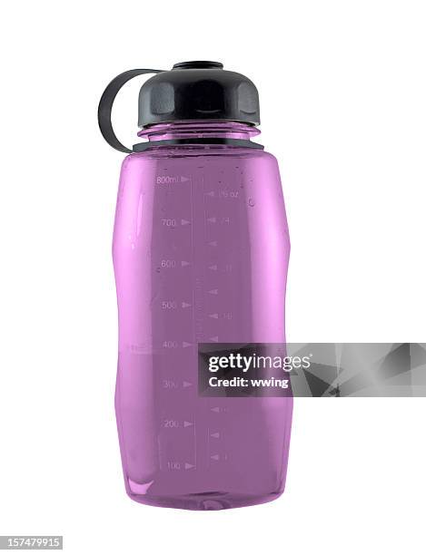 lavender water bottle - water bottle stock pictures, royalty-free photos & images