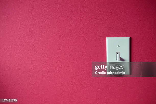 conserving power - light switch stock pictures, royalty-free photos & images