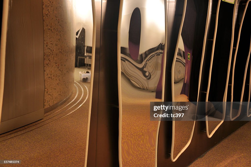 Distorted Distorting Mirror High-Res Stock Photo - Getty Images