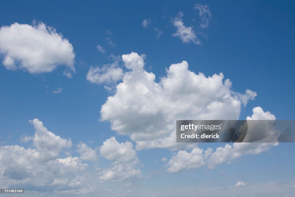 Nur Himmel Sommer Wolken Hintergründe