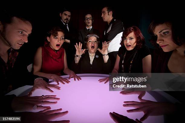 seance, calling the dead - séance photo stock pictures, royalty-free photos & images
