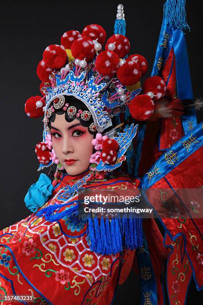 ópera de china - theater costume - fotografias e filmes do acervo