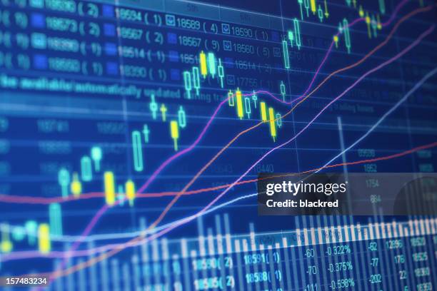 stock market data - trading screen stock pictures, royalty-free photos & images