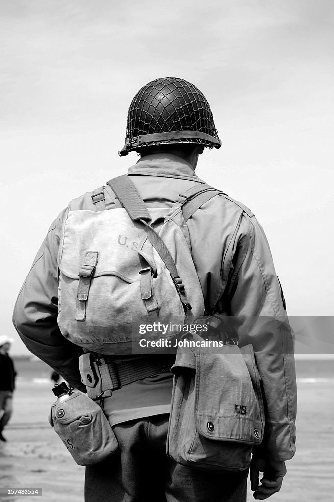 Omaha Beach Soldier.