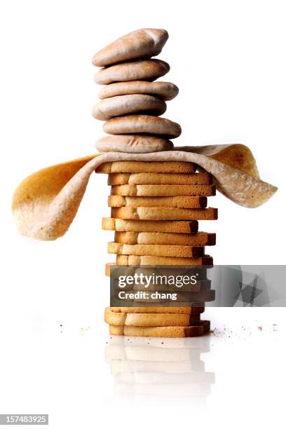 pita bread, wrap sandwich and toast - whole wheat pitta stock pictures, royalty-free photos & images