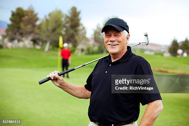 senior golfer - golf driver stock pictures, royalty-free photos & images