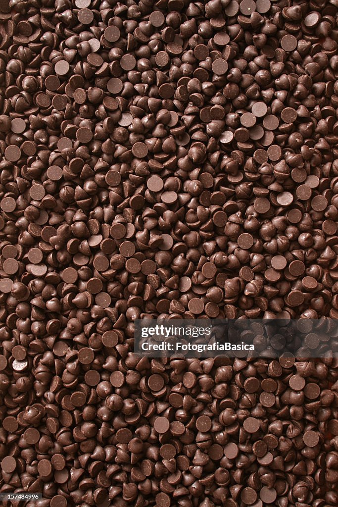 Chocolate chips background