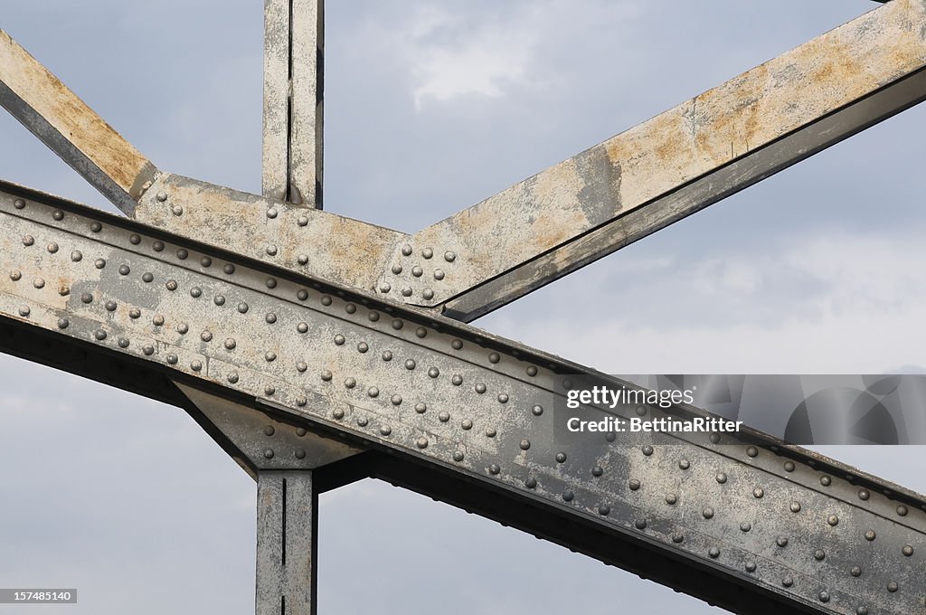 Detalhe da ponte de Aço