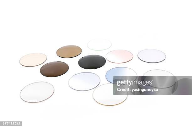 coloured glasses - monacle glasses stock pictures, royalty-free photos & images