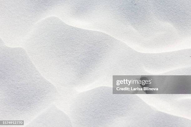 sand on the beach as background, top view - zand stockfoto's en -beelden