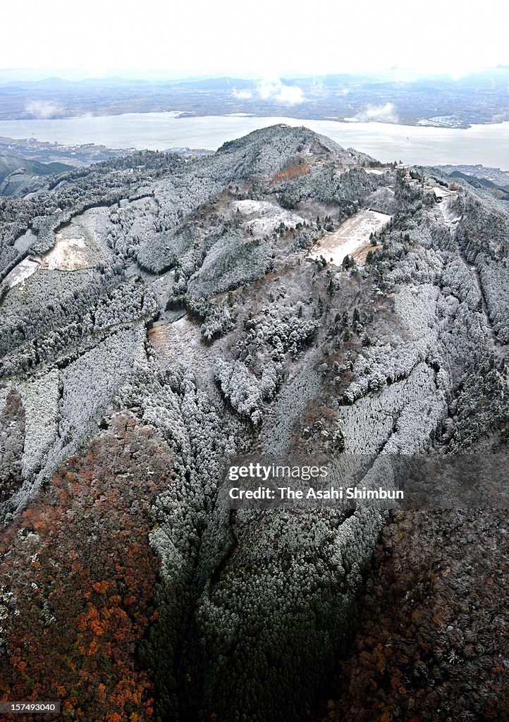 Mt. Hiei Covered First Snow Of The Season