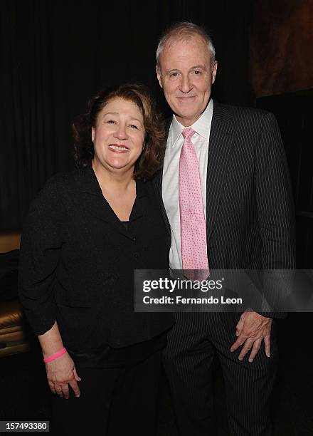 Actress Margo Martindale and writer Robert Harling attend the after party for the 25th anniversary celebrity stage reading of "Steel Magnolias" at...