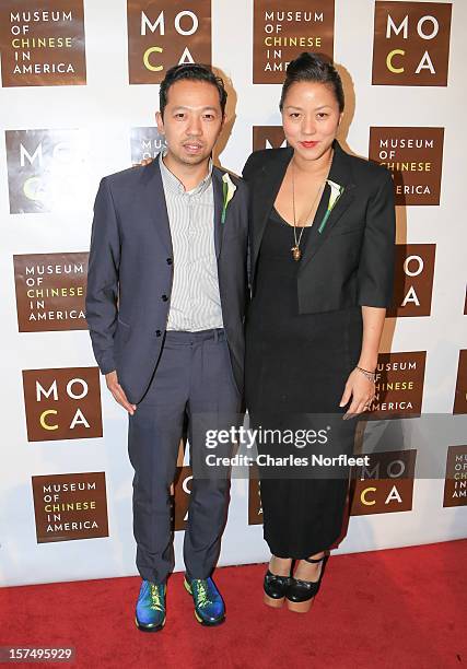 Fashion designers Humberto Leon and Carol Lim attend the Museum of Chinese in America's Annual Legacy awards dinner at Cipriani Wall Street on...