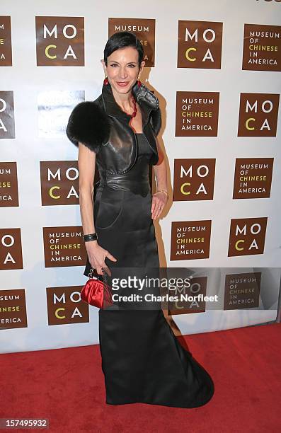 Amy Fine Collins attends the Museum of Chinese in America's Annual Legacy awards dinner at Cipriani Wall Street on December 3, 2012 in New York City.