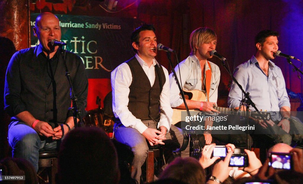 Celtic Thunder Unplugged Concert Benefiting Hurricane Sandy Victims