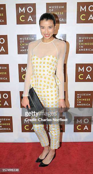 Model Lily Kwong attends Museum Of Chinese in America's Annual Legacy Awards Dinner at Cipriani Wall Street on December 3, 2012 in New York City.