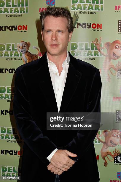 Cary Elwes attends the Delhi Safari Los Angeles premiere at Pacific Theatre at The Grove on December 3, 2012 in Los Angeles, California.