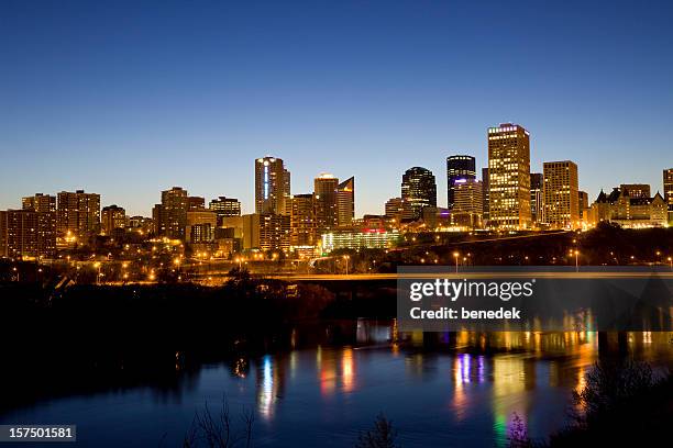 Horizonte Urbano De Edmonton, Foto de stock