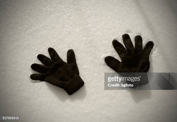 gloves - black glove stock pictures, royalty-free photos & images