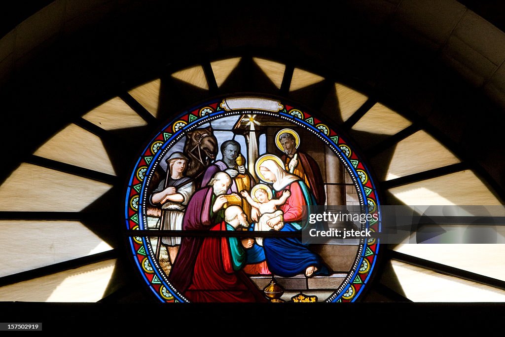 Stained Glass Window in Bethlehem