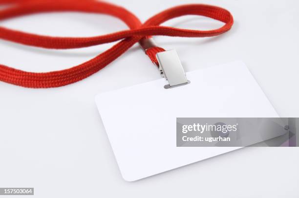étiquette porte-nom - lanière objet manufacturé photos et images de collection