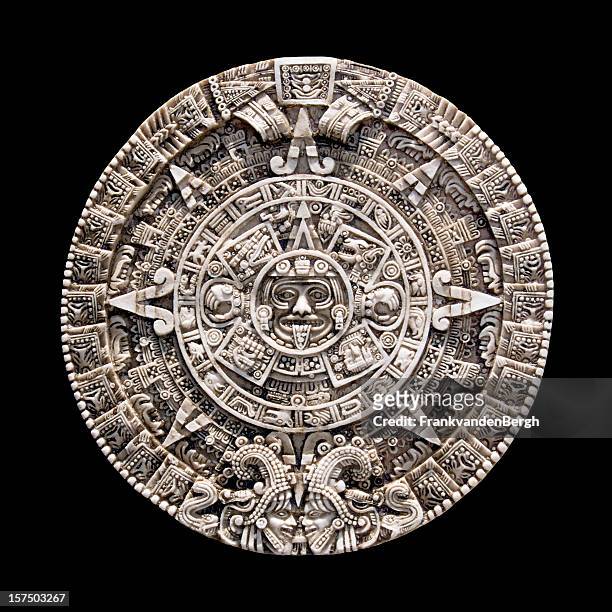 mayan calendar - aztec civilization stock pictures, royalty-free photos & images