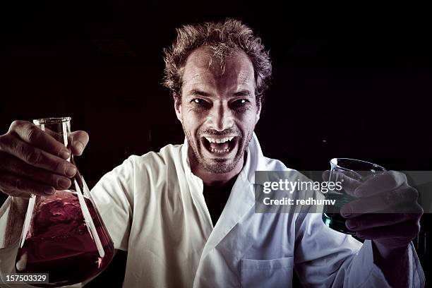 mad scientist - evil doctor stock pictures, royalty-free photos & images